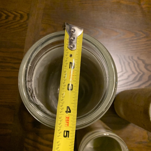 Medium-Heavy Glass Frosted Gold Vase - Picture 6 of 6